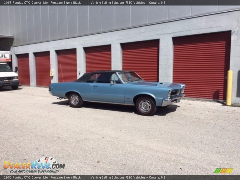 Fontaine Blue 1965 Pontiac GTO Convertible Photo #2