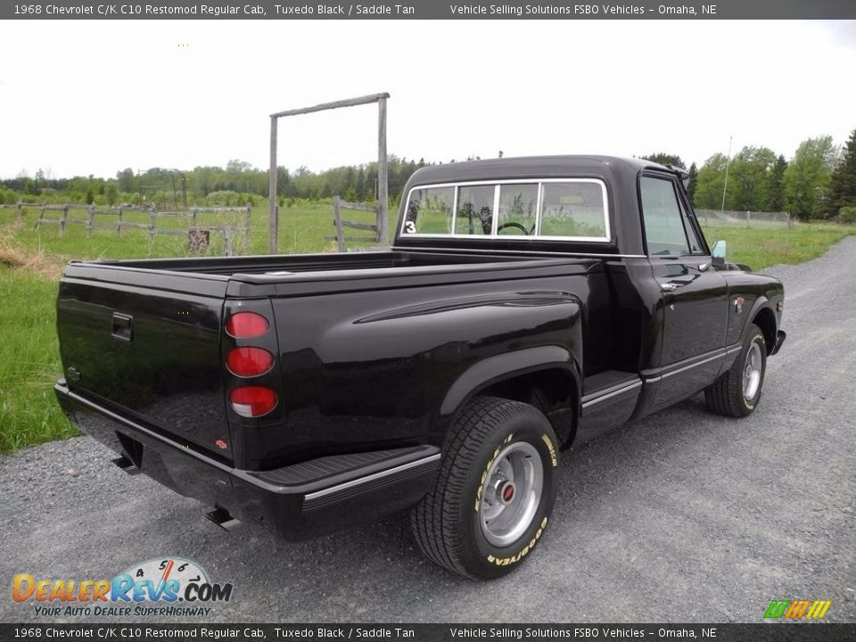 1968 Chevrolet C/K C10 Restomod Regular Cab Tuxedo Black / Saddle Tan Photo #4