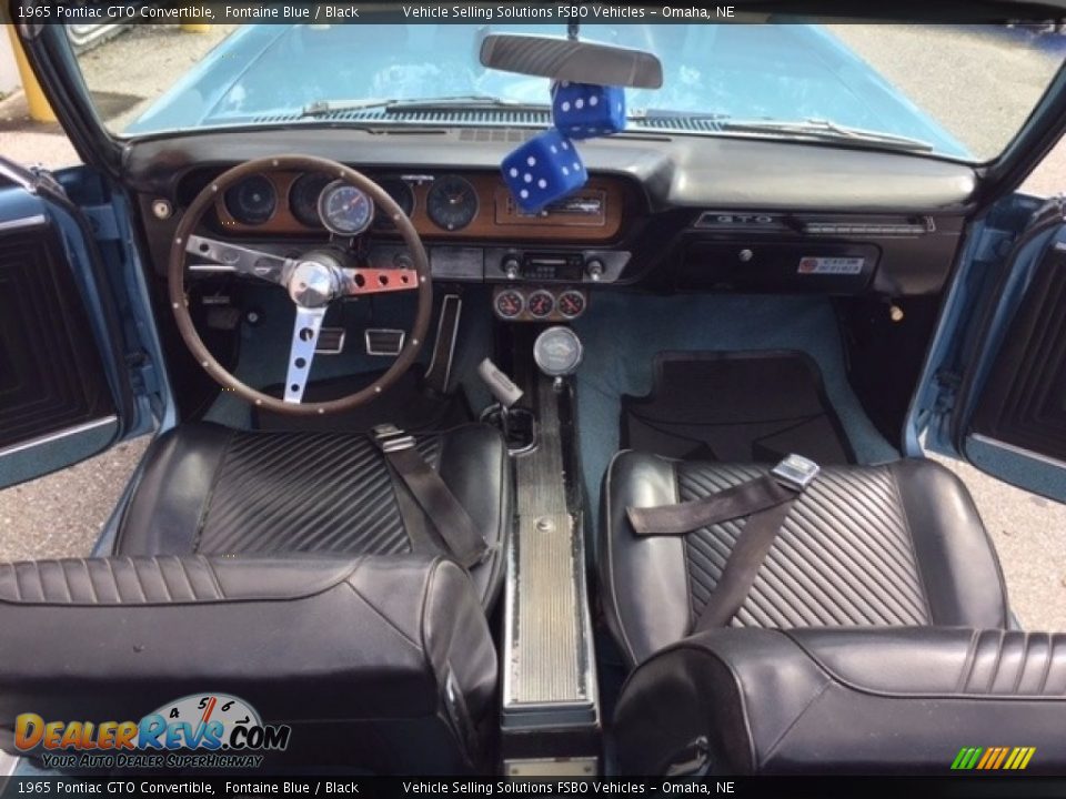 Black Interior - 1965 Pontiac GTO Convertible Photo #5