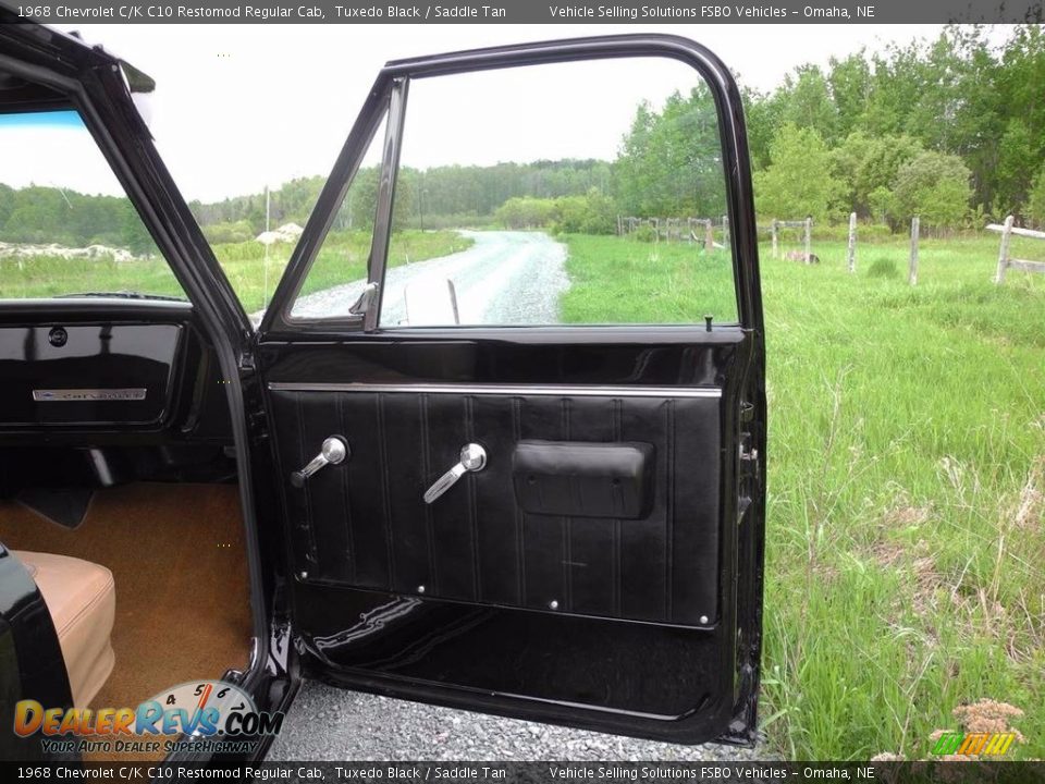 1968 Chevrolet C/K C10 Restomod Regular Cab Tuxedo Black / Saddle Tan Photo #11