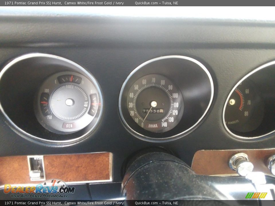 1971 Pontiac Grand Prix SSJ Hurst Gauges Photo #13