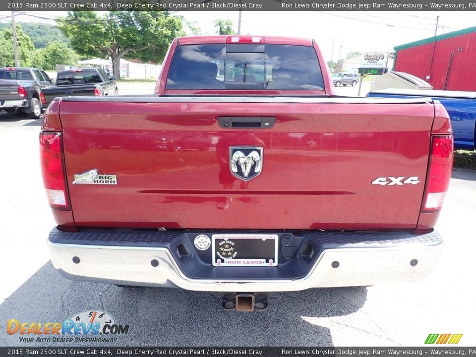 2015 Ram 2500 SLT Crew Cab 4x4 Deep Cherry Red Crystal Pearl / Black/Diesel Gray Photo #5