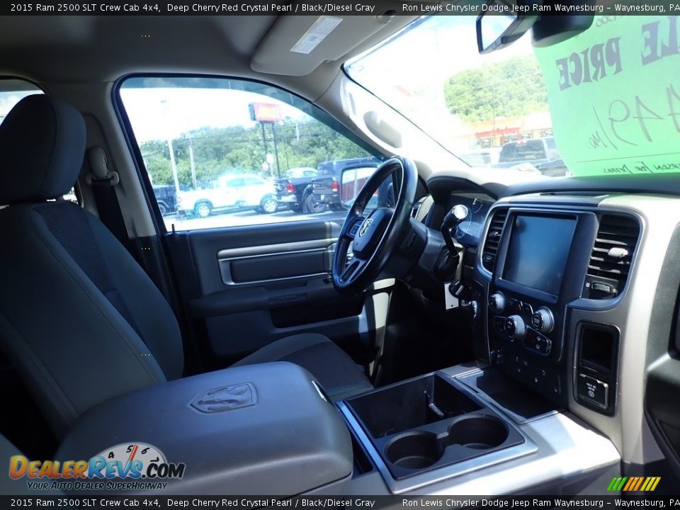 2015 Ram 2500 SLT Crew Cab 4x4 Deep Cherry Red Crystal Pearl / Black/Diesel Gray Photo #11