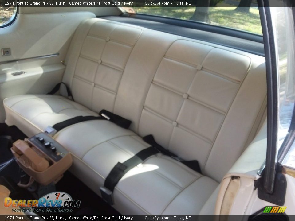 Rear Seat of 1971 Pontiac Grand Prix SSJ Hurst Photo #23