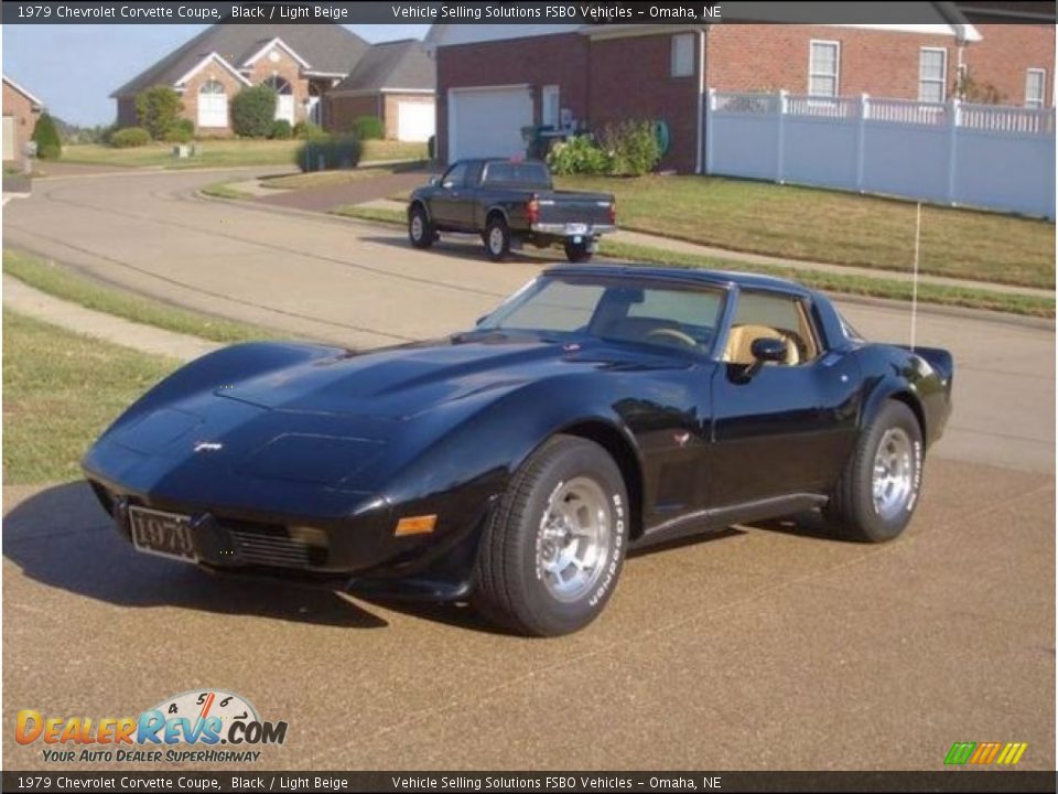 1979 Chevrolet Corvette Coupe Black / Light Beige Photo #3