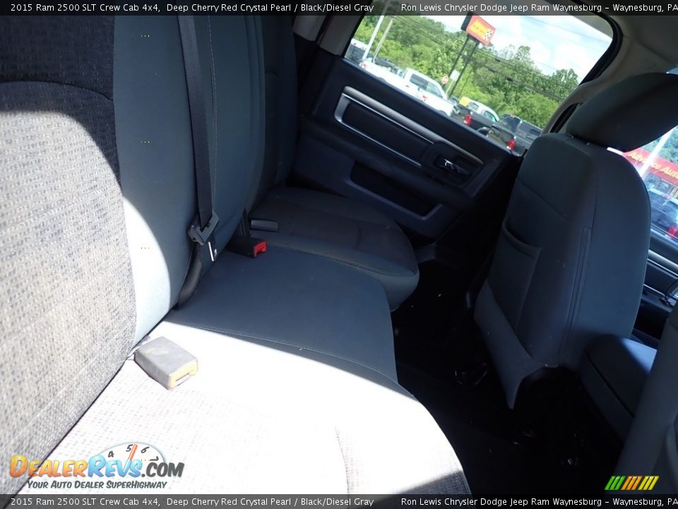 2015 Ram 2500 SLT Crew Cab 4x4 Deep Cherry Red Crystal Pearl / Black/Diesel Gray Photo #12