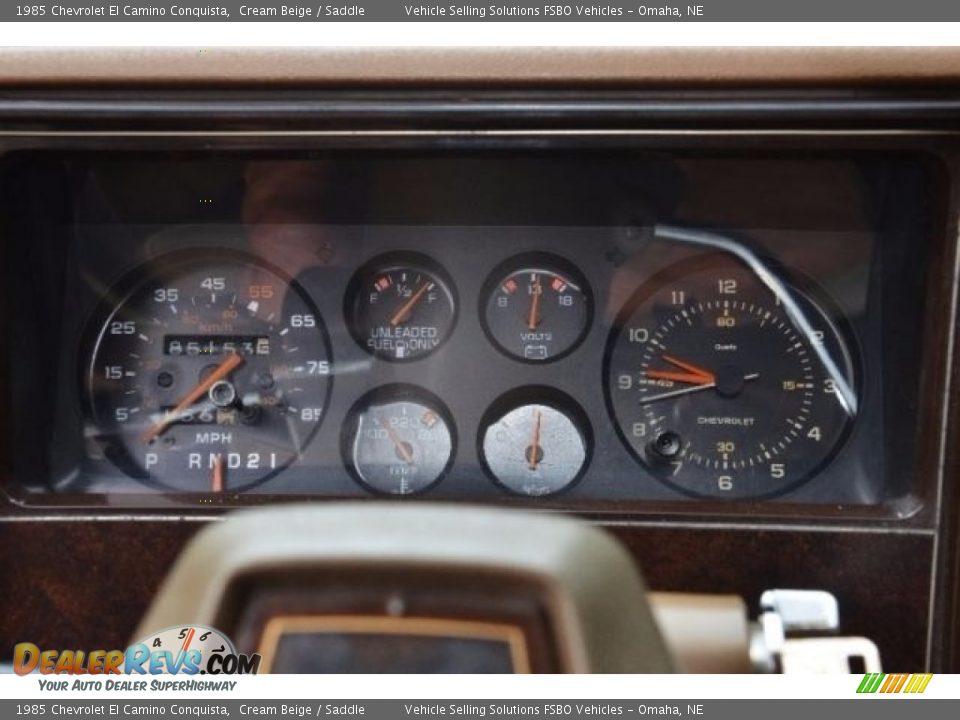 1985 Chevrolet El Camino Conquista Gauges Photo #4