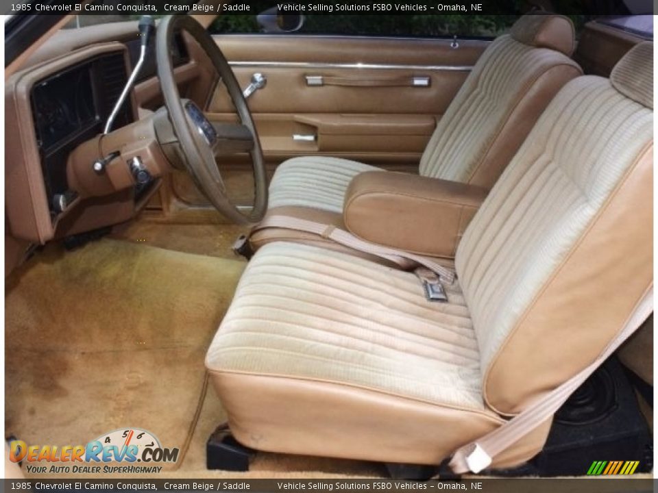 Saddle Interior - 1985 Chevrolet El Camino Conquista Photo #5