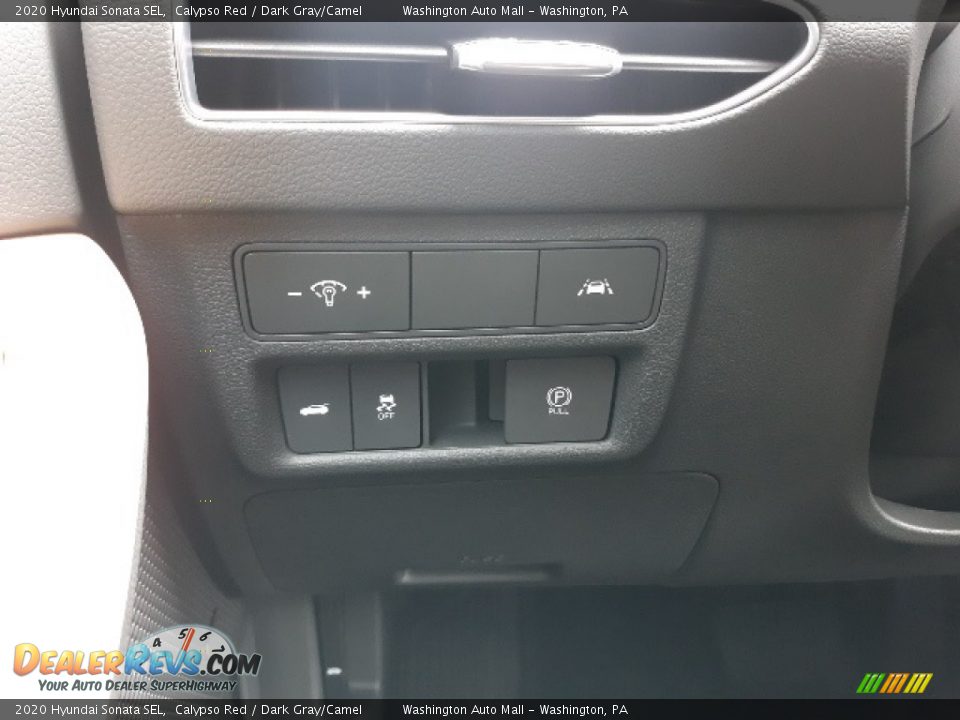 2020 Hyundai Sonata SEL Calypso Red / Dark Gray/Camel Photo #13