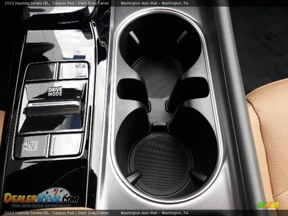 2020 Hyundai Sonata SEL Calypso Red / Dark Gray/Camel Photo #21