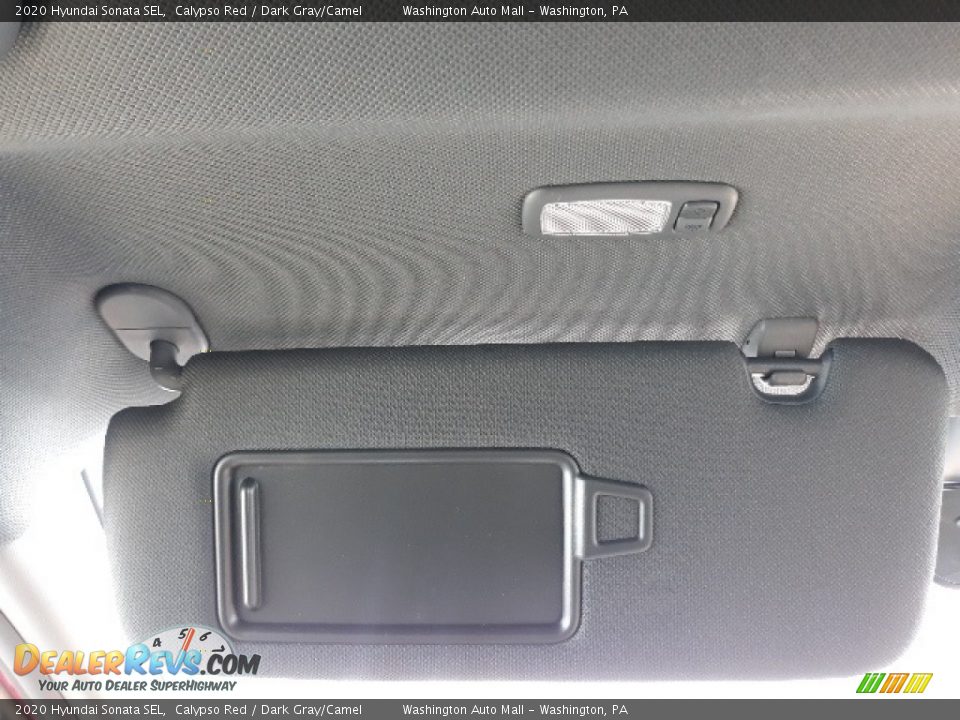 2020 Hyundai Sonata SEL Calypso Red / Dark Gray/Camel Photo #22