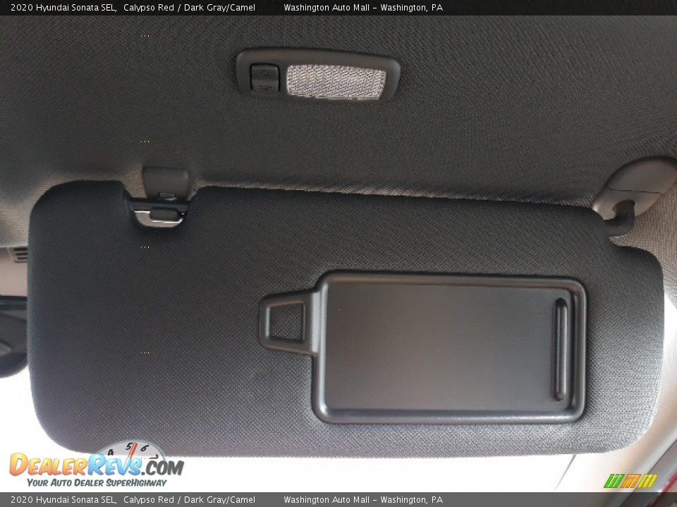 2020 Hyundai Sonata SEL Calypso Red / Dark Gray/Camel Photo #24