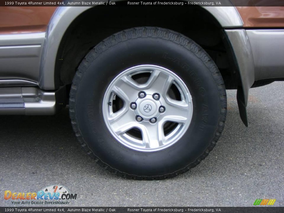 1999 Toyota 4Runner Limited 4x4 Autumn Blaze Metallic / Oak Photo #21