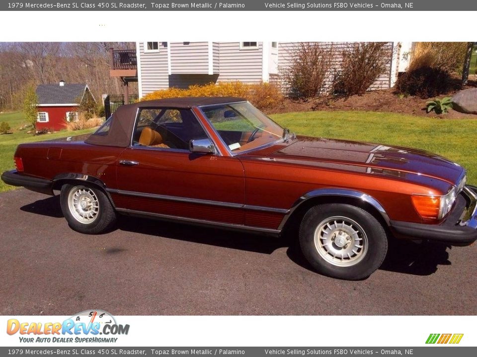 Topaz Brown Metallic 1979 Mercedes-Benz SL Class 450 SL Roadster Photo #15