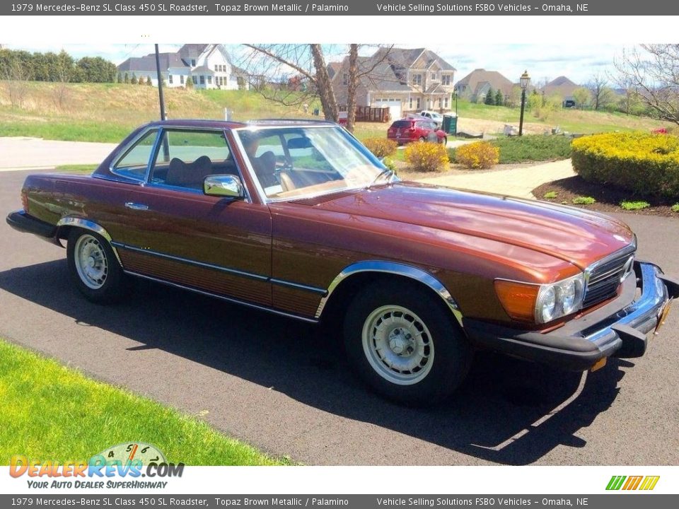 Topaz Brown Metallic 1979 Mercedes-Benz SL Class 450 SL Roadster Photo #17