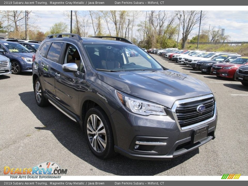 2019 Subaru Ascent Touring Magnetite Gray Metallic / Java Brown Photo #3