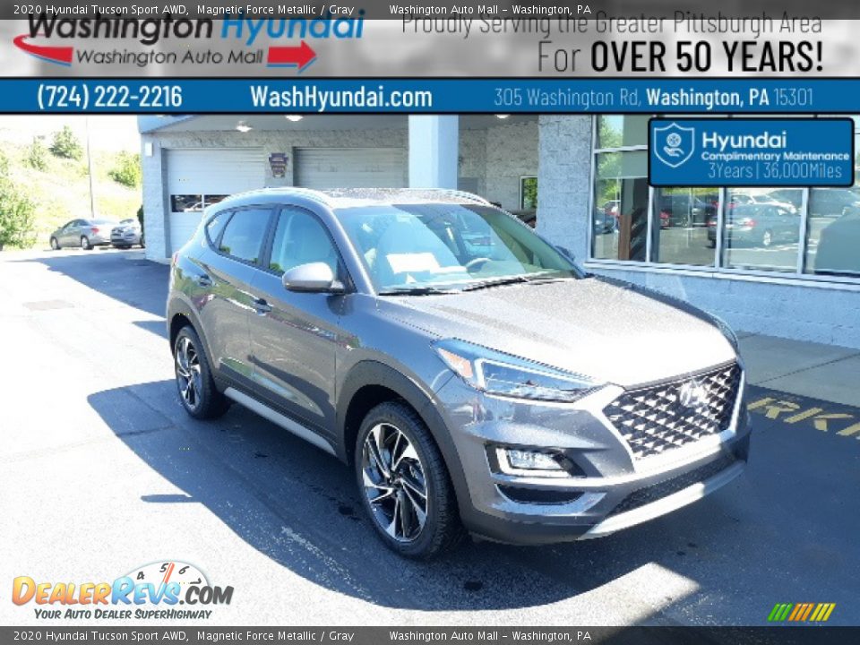 2020 Hyundai Tucson Sport AWD Magnetic Force Metallic / Gray Photo #1