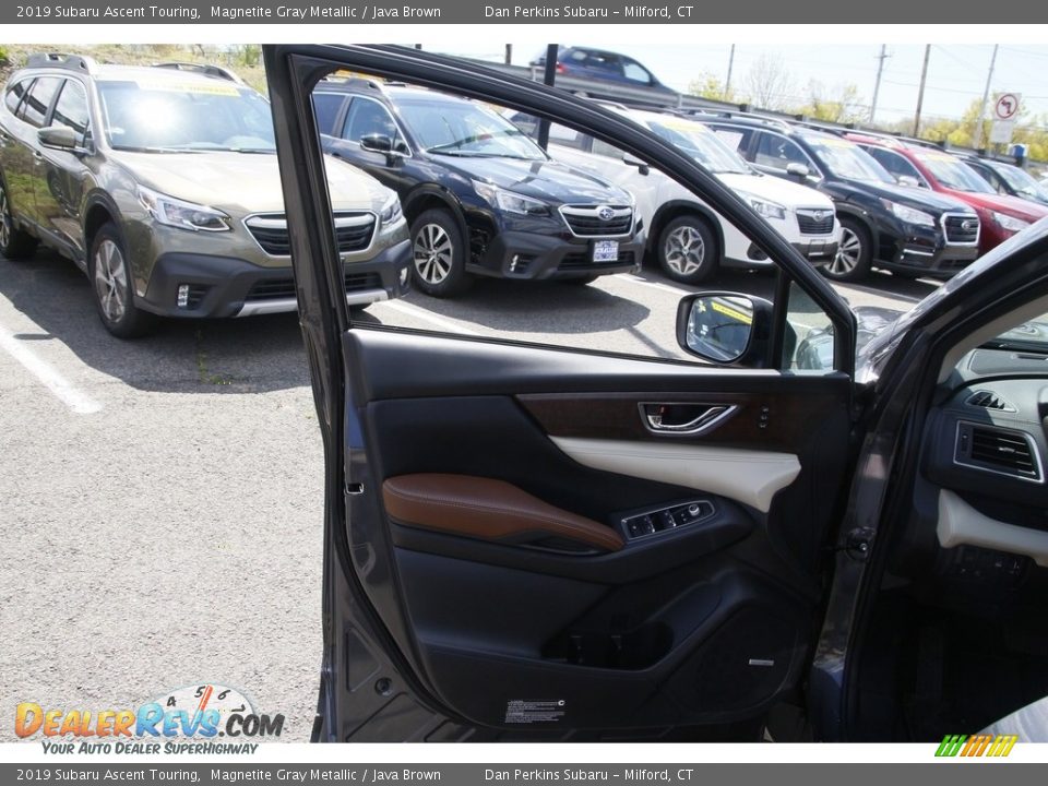 2019 Subaru Ascent Touring Magnetite Gray Metallic / Java Brown Photo #9