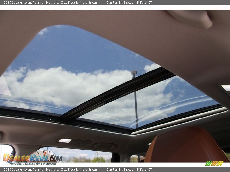 2019 Subaru Ascent Touring Magnetite Gray Metallic / Java Brown Photo #11