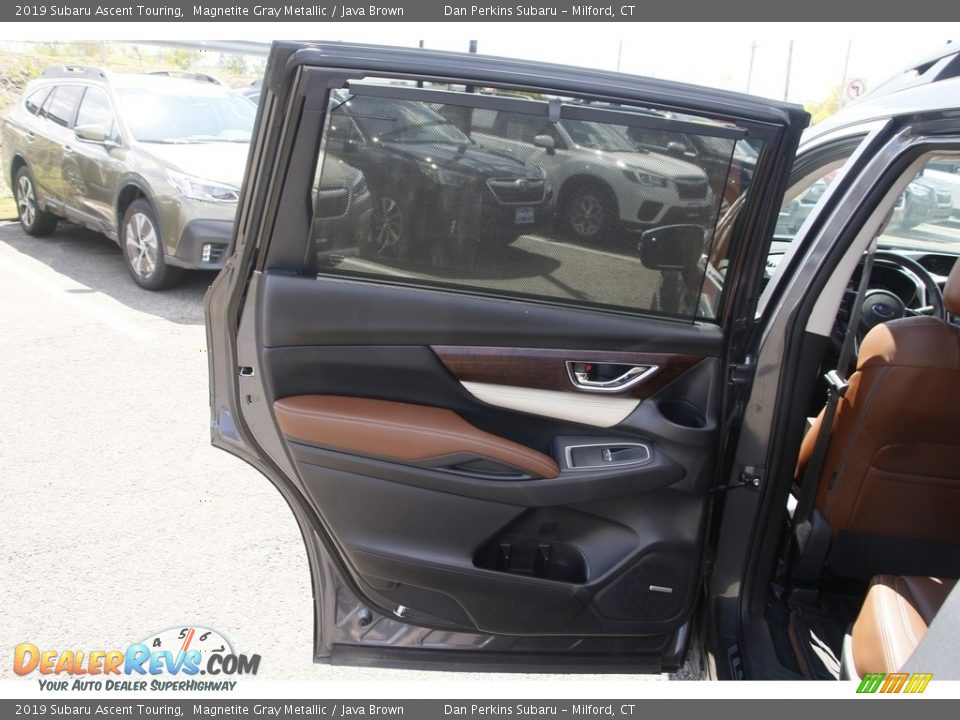 2019 Subaru Ascent Touring Magnetite Gray Metallic / Java Brown Photo #12