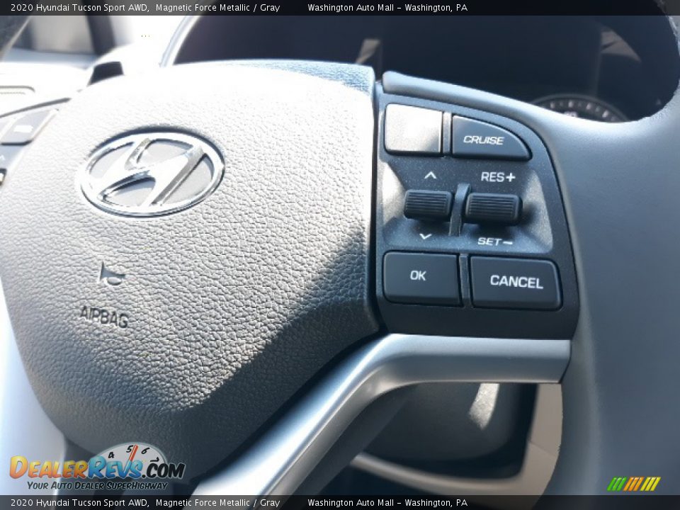 2020 Hyundai Tucson Sport AWD Magnetic Force Metallic / Gray Photo #7