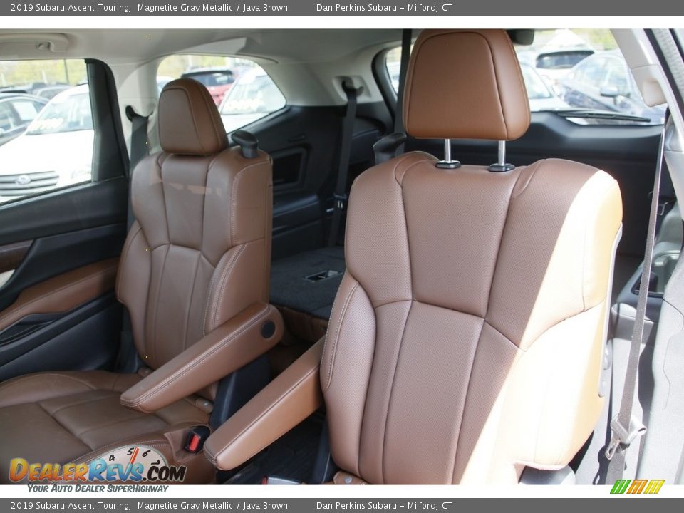 2019 Subaru Ascent Touring Magnetite Gray Metallic / Java Brown Photo #13