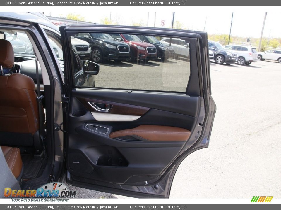 2019 Subaru Ascent Touring Magnetite Gray Metallic / Java Brown Photo #15
