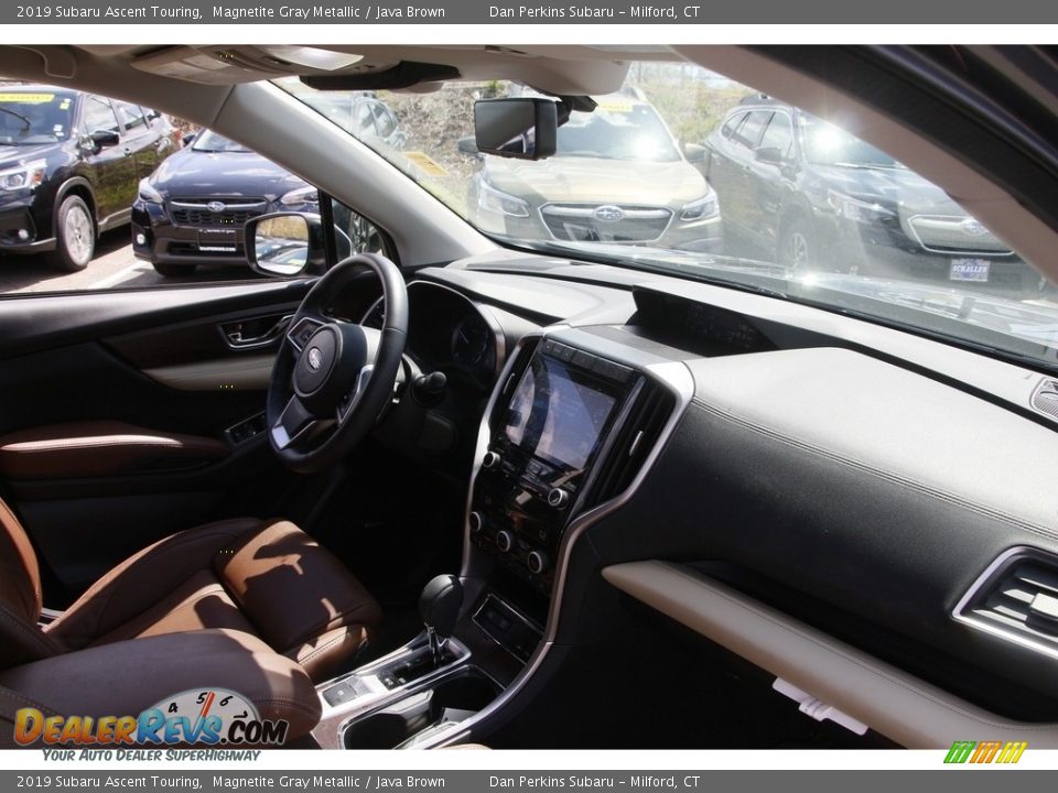 2019 Subaru Ascent Touring Magnetite Gray Metallic / Java Brown Photo #16
