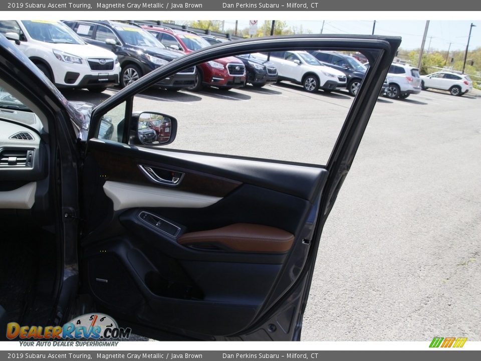 2019 Subaru Ascent Touring Magnetite Gray Metallic / Java Brown Photo #17