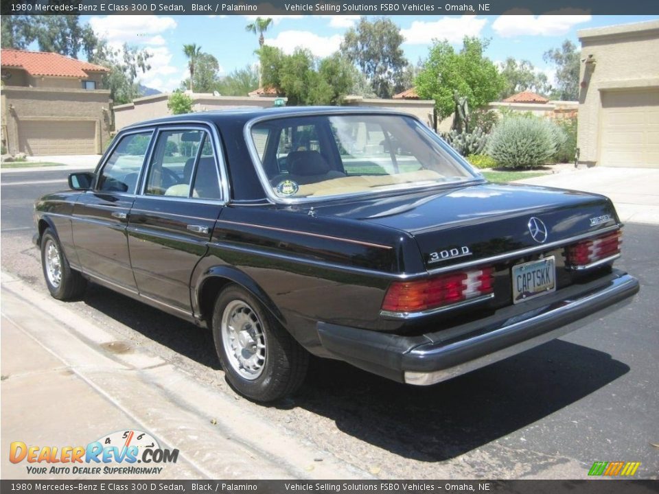 Black 1980 Mercedes-Benz E Class 300 D Sedan Photo #3