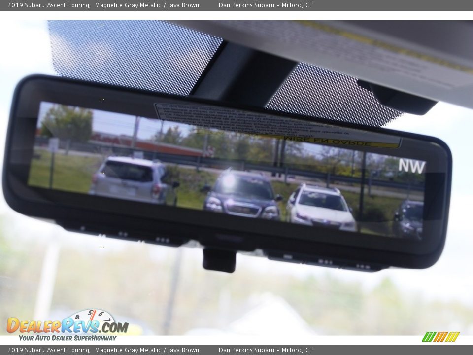 2019 Subaru Ascent Touring Magnetite Gray Metallic / Java Brown Photo #22