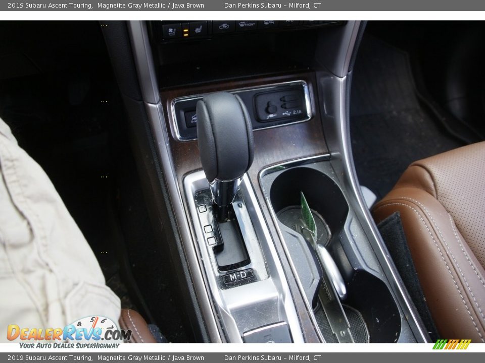 2019 Subaru Ascent Touring Magnetite Gray Metallic / Java Brown Photo #24