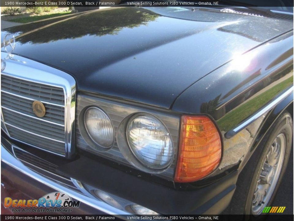 1980 Mercedes-Benz E Class 300 D Sedan Black / Palamino Photo #8