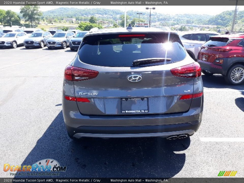 2020 Hyundai Tucson Sport AWD Magnetic Force Metallic / Gray Photo #31