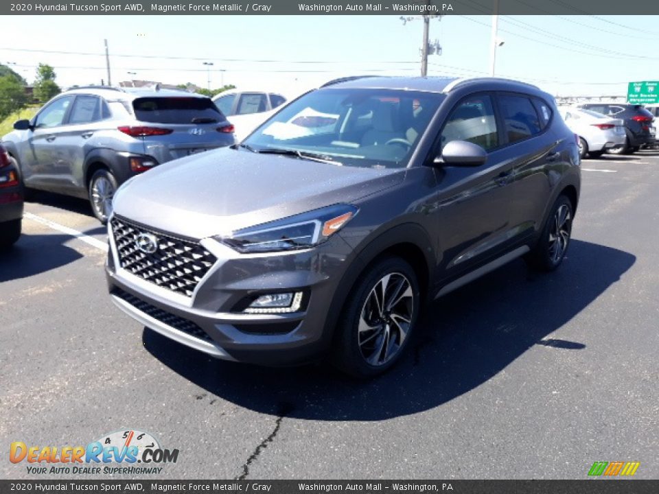 2020 Hyundai Tucson Sport AWD Magnetic Force Metallic / Gray Photo #34