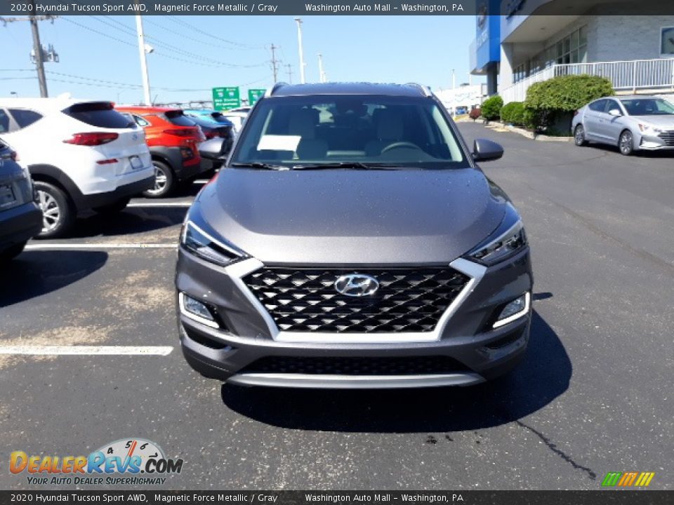 2020 Hyundai Tucson Sport AWD Magnetic Force Metallic / Gray Photo #35