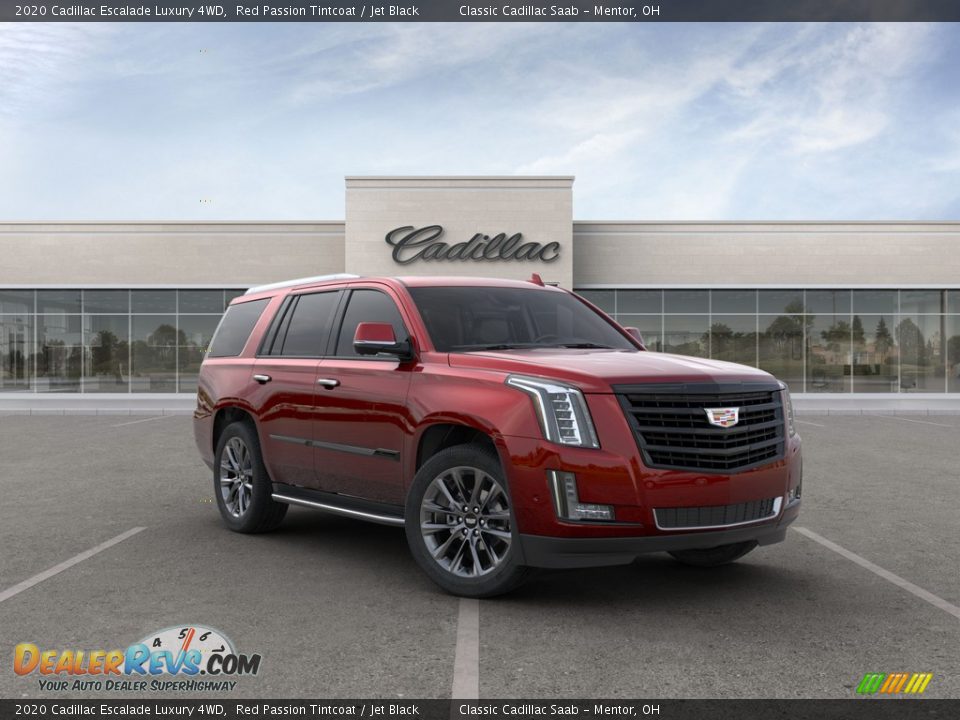 2020 Cadillac Escalade Luxury 4WD Red Passion Tintcoat / Jet Black Photo #1