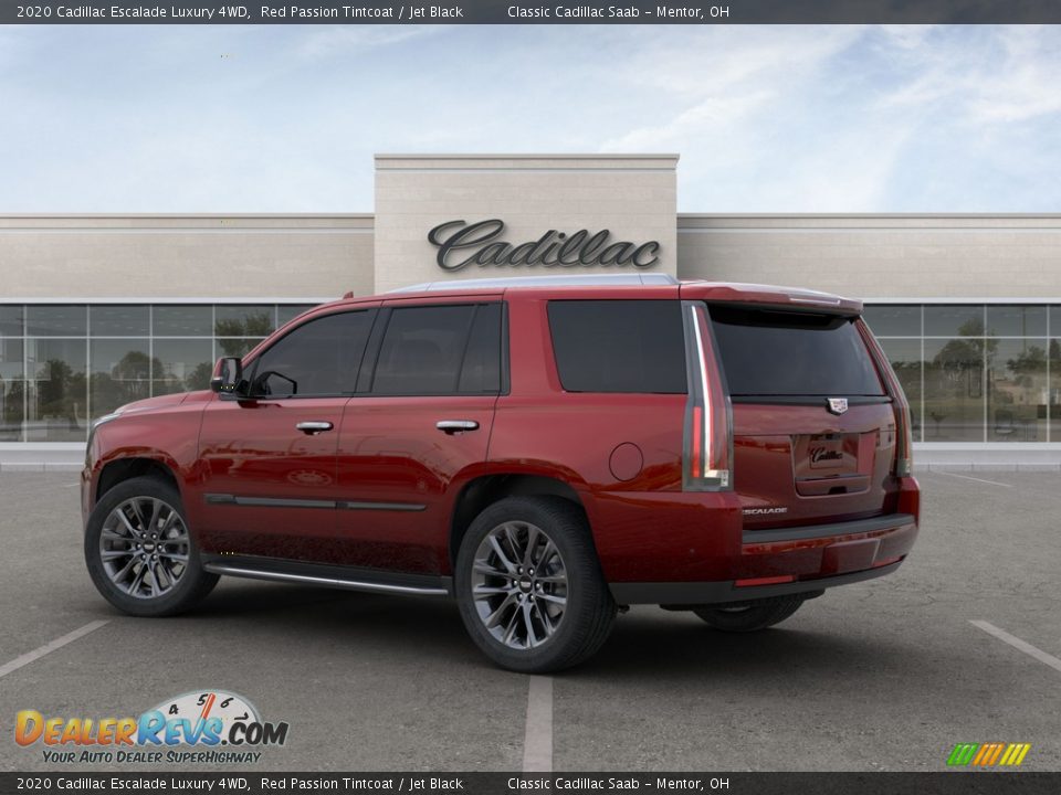 2020 Cadillac Escalade Luxury 4WD Red Passion Tintcoat / Jet Black Photo #3