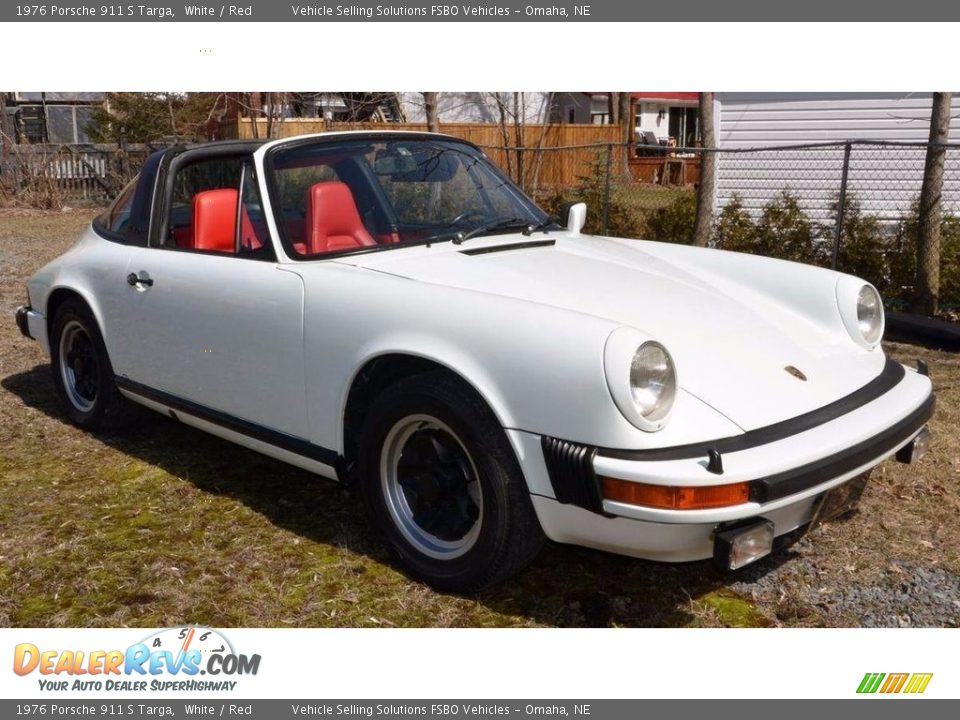 White 1976 Porsche 911 S Targa Photo #2