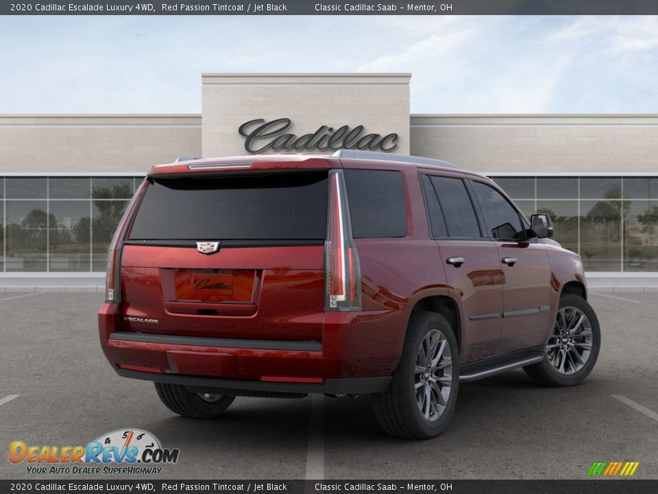 2020 Cadillac Escalade Luxury 4WD Red Passion Tintcoat / Jet Black Photo #4