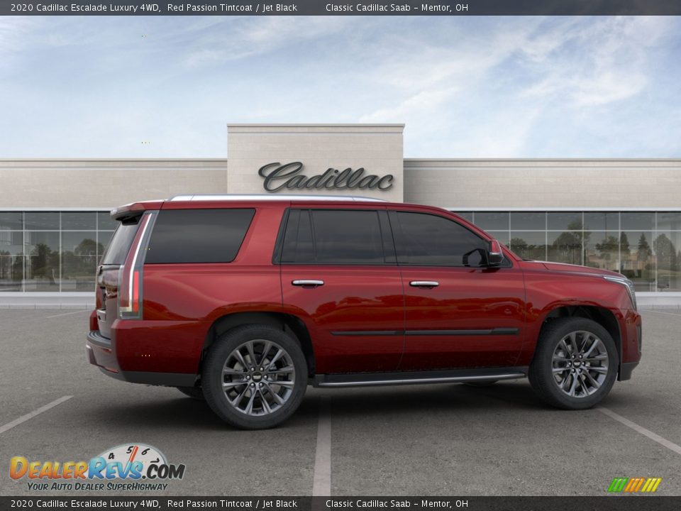 2020 Cadillac Escalade Luxury 4WD Red Passion Tintcoat / Jet Black Photo #5