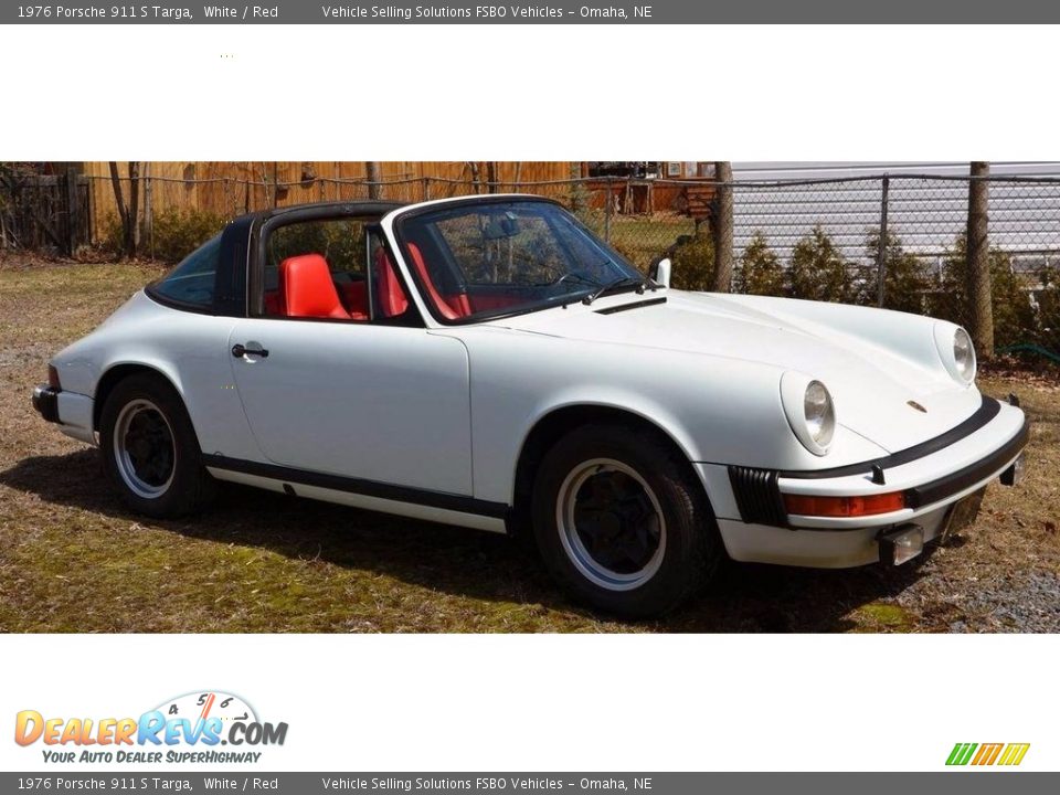 White 1976 Porsche 911 S Targa Photo #4