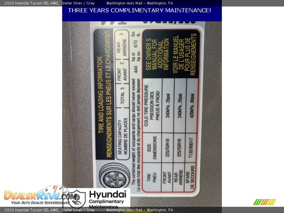 2020 Hyundai Tucson SEL AWD Stellar Silver / Gray Photo #9