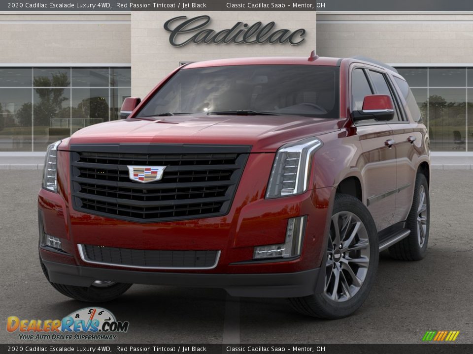 2020 Cadillac Escalade Luxury 4WD Red Passion Tintcoat / Jet Black Photo #6
