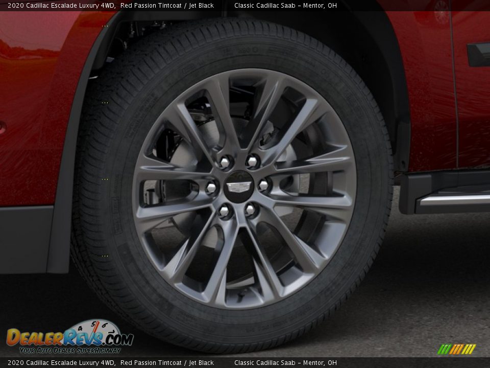 2020 Cadillac Escalade Luxury 4WD Red Passion Tintcoat / Jet Black Photo #7