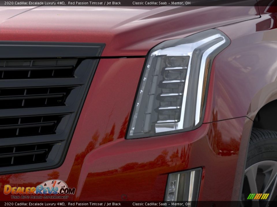 2020 Cadillac Escalade Luxury 4WD Red Passion Tintcoat / Jet Black Photo #8