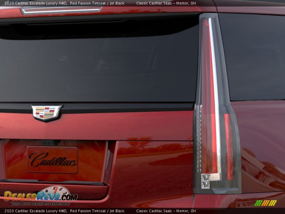 2020 Cadillac Escalade Luxury 4WD Red Passion Tintcoat / Jet Black Photo #9