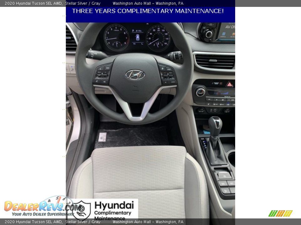 2020 Hyundai Tucson SEL AWD Stellar Silver / Gray Photo #14