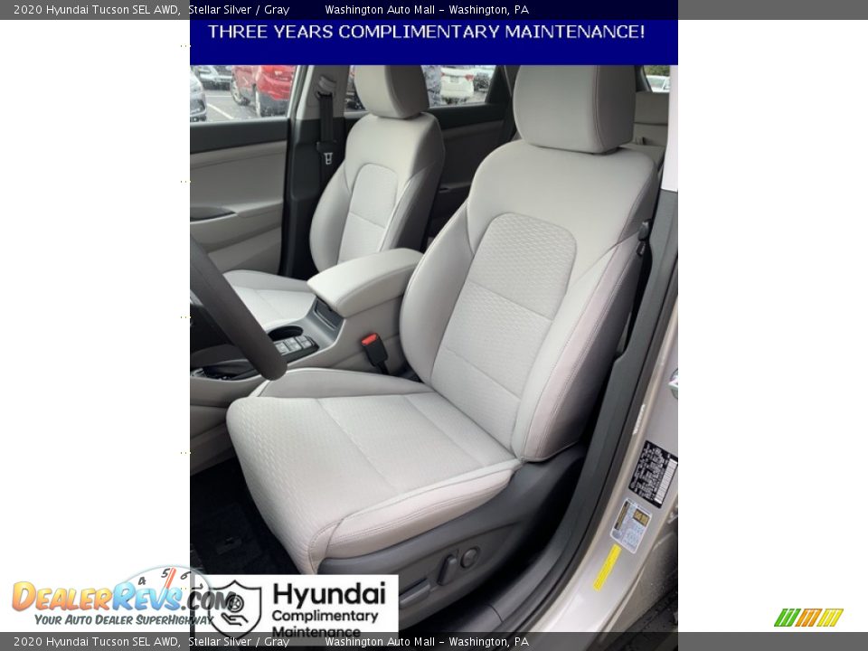 2020 Hyundai Tucson SEL AWD Stellar Silver / Gray Photo #15