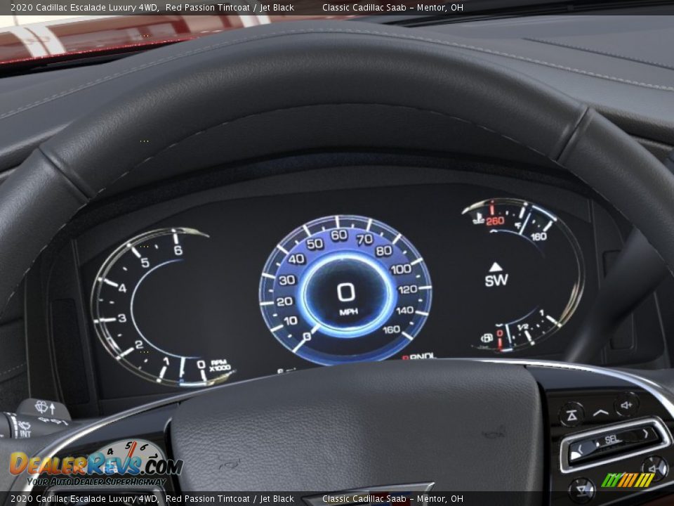 2020 Cadillac Escalade Luxury 4WD Red Passion Tintcoat / Jet Black Photo #12